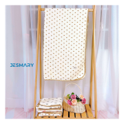 Khăn tắm cho bé  làm từ vải muslin  đa năng làm khăn tắm, khăn quấn ủ...